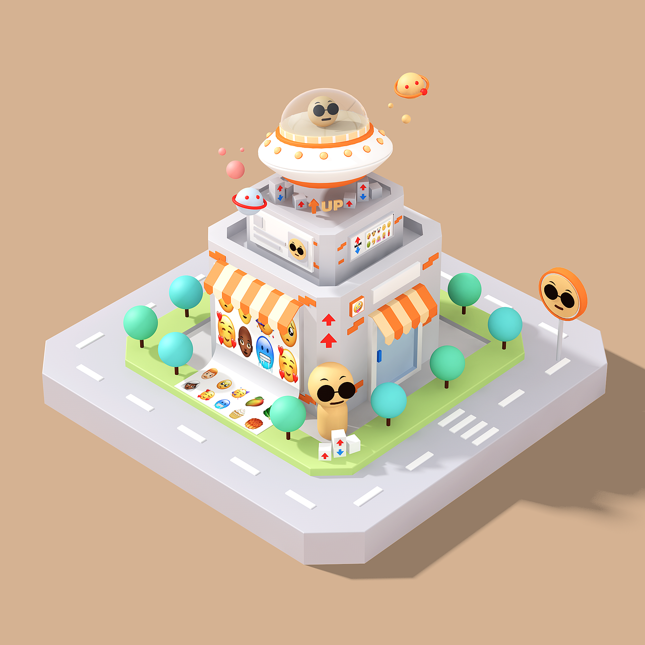 卡通场景（图ZMzM1MjY1NjY0） - 其他三维 - 站酷设计师无事忙pure原创素材 - 站酷ZCOOL