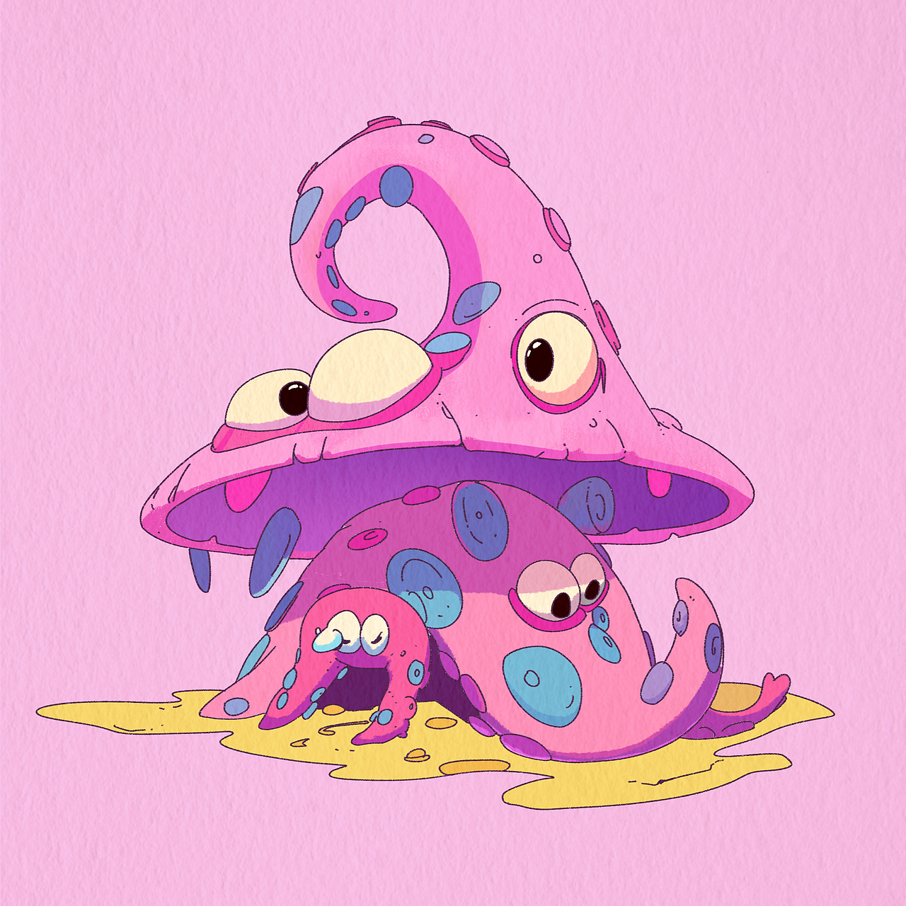 独眼眼原创插画 - 光怪陆离#1