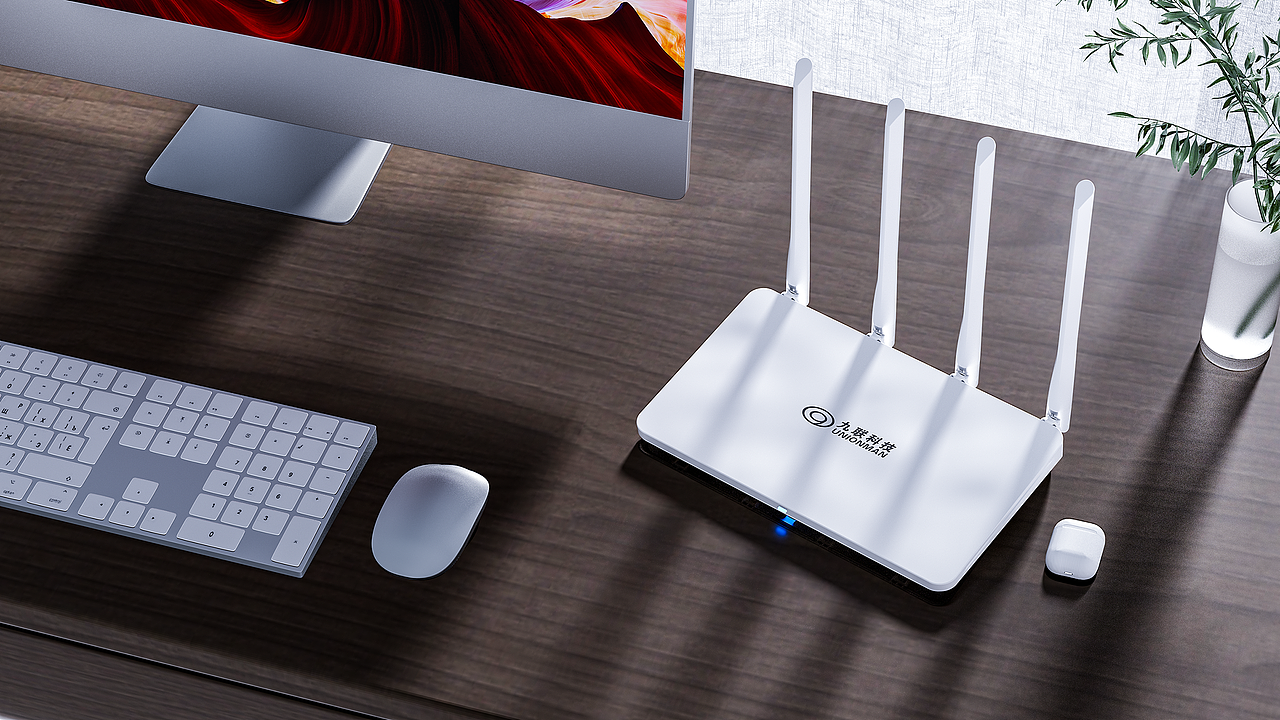 家居风路由器渲染