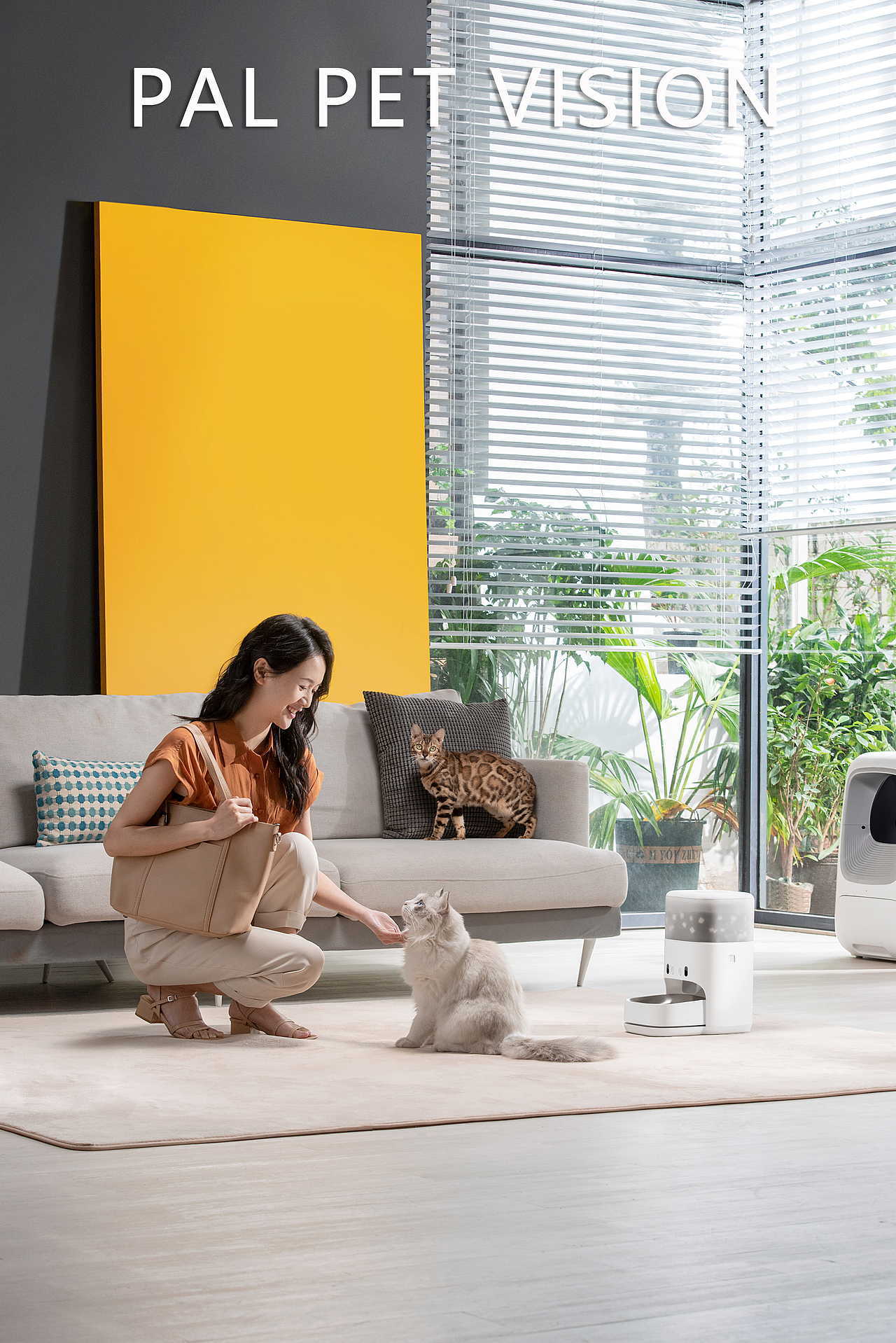 有陪*珀珀之宠物智能喂食器商业拍摄案例