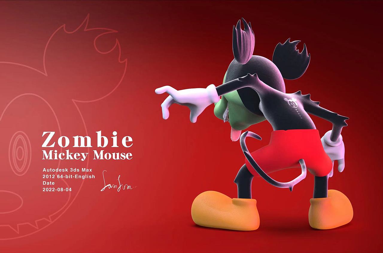 Zombie Mickey Mouse