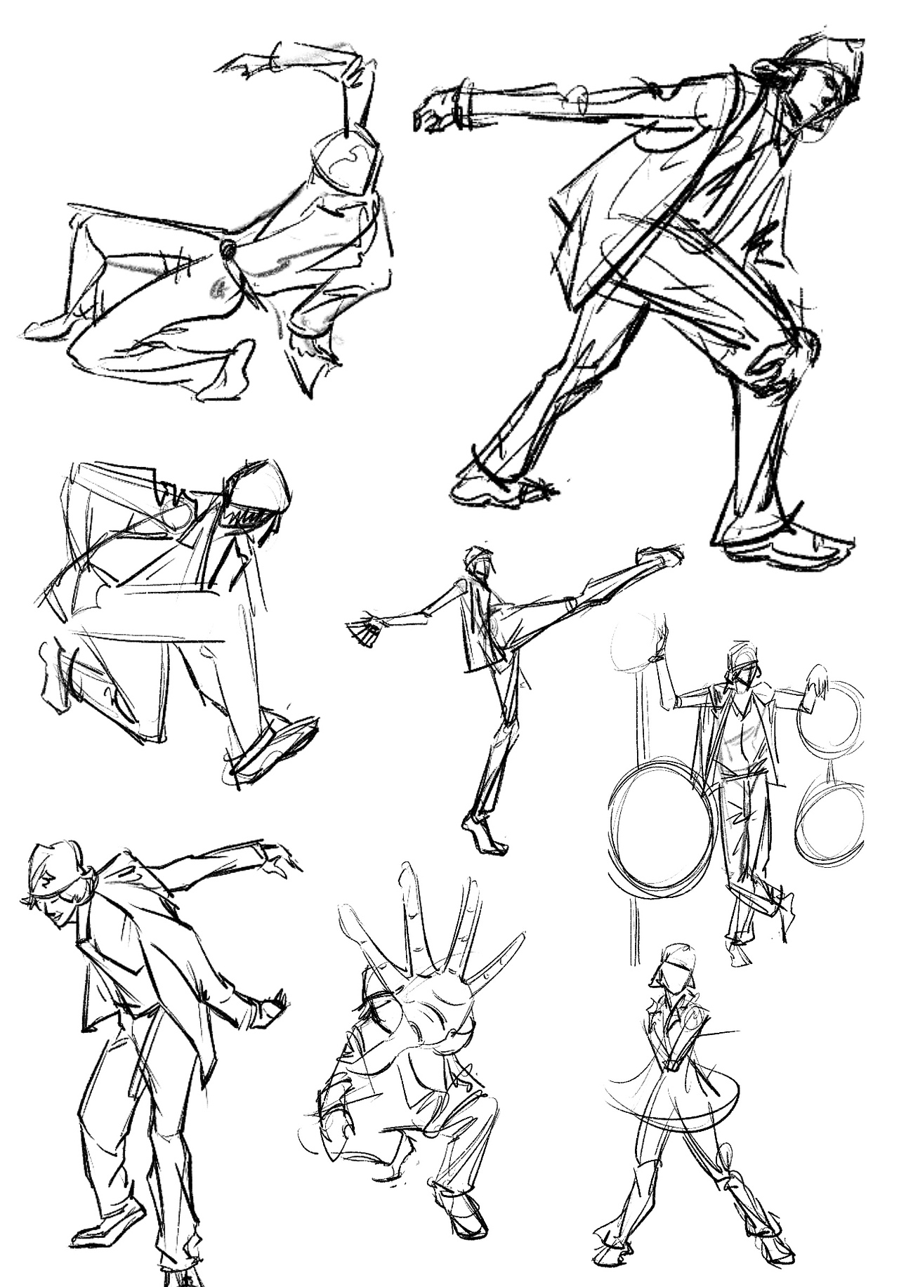 最近的一些速写练习