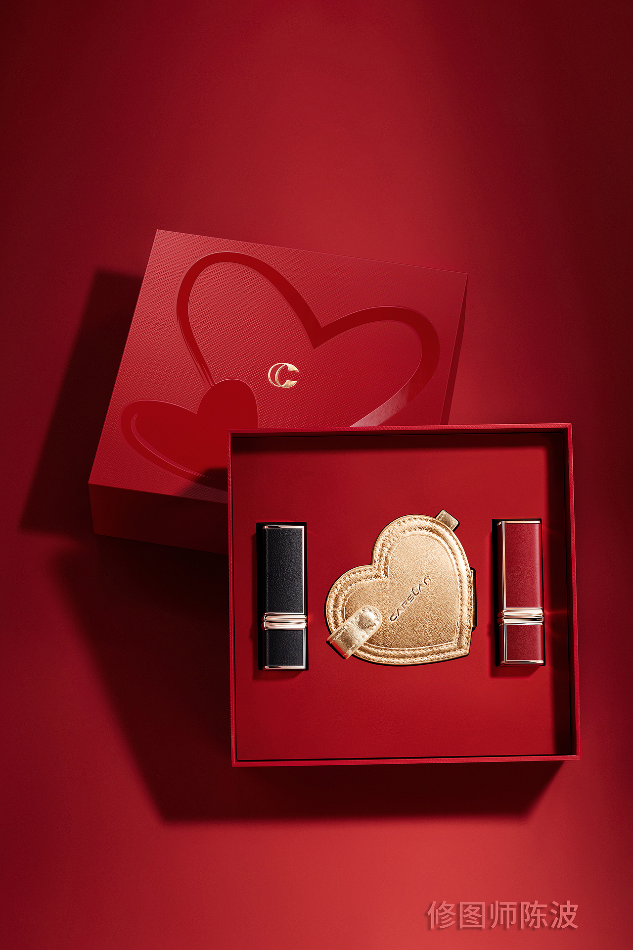 卡姿兰(Carslan)挚臻双芯唇膏口红礼盒精修