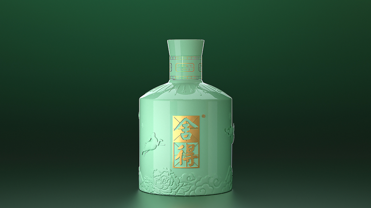 舍得生肖酒丨祥兔阅春色·宋瓷青江山（图ZMzI2OTQ4MDc2） - 包装 - 站酷设计师哆徕咪设计原创素材 - 站酷ZCOOL