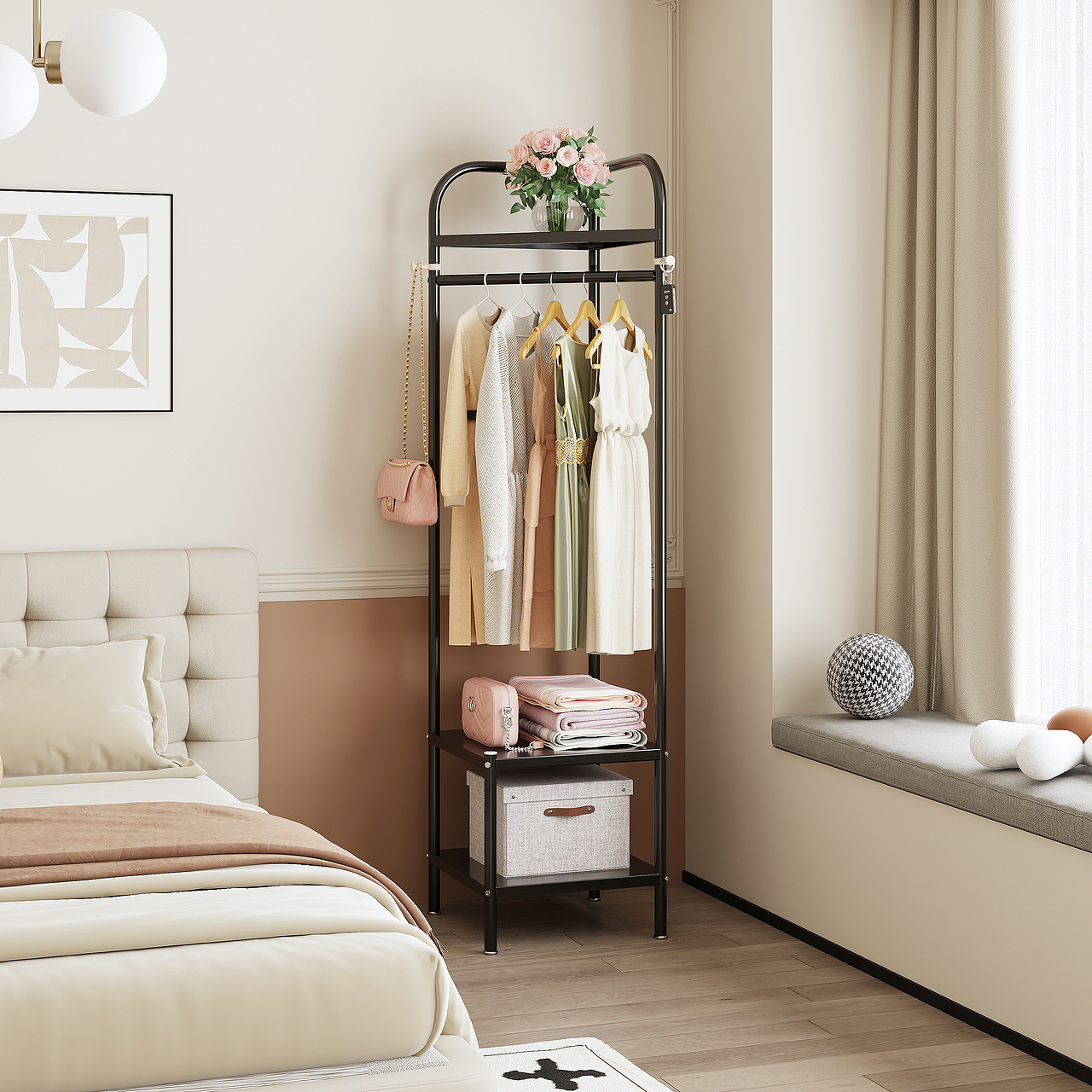 多款电商简易衣帽置物架合集