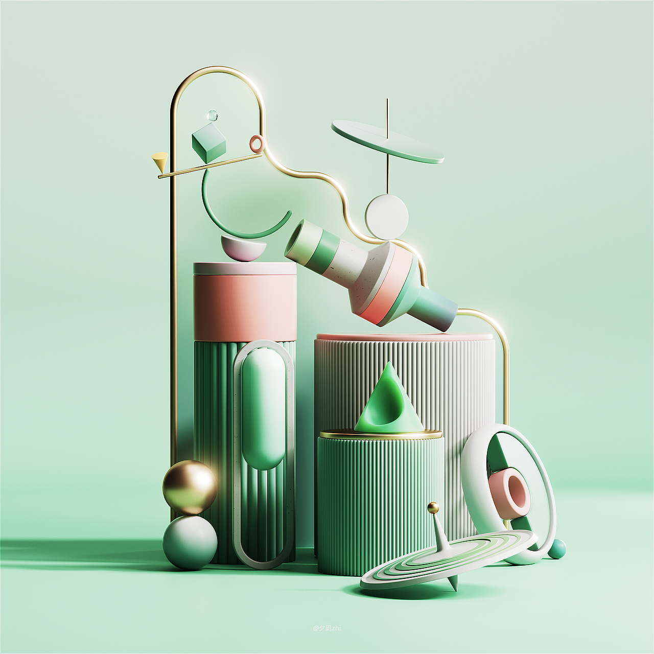 某童鞋的C4D课堂06期【学生作业一】