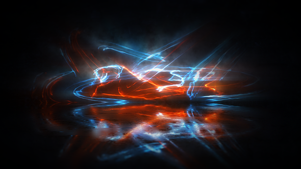 AE模板|高级深色背景能源标志LOGO演绎电影预告片片头