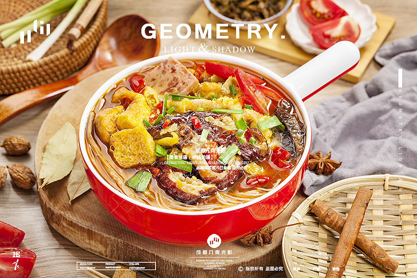 成都美食摄影三鲜米线拍摄小吃外卖米线面条美食摄影