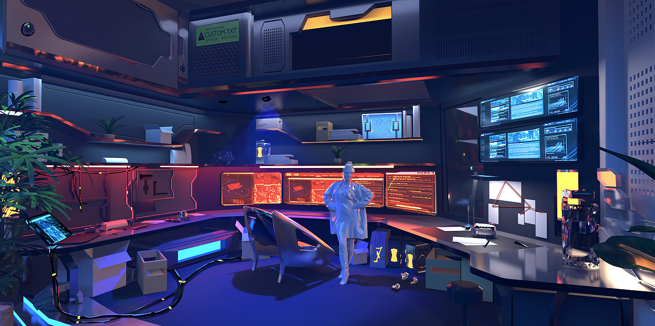 VR虚拟世界场景 x 邪喵（图ZMzUzOTc1NTMy） - 建筑/空间 - 站酷设计师邪喵工作室原创素材 - 站酷ZCOOL