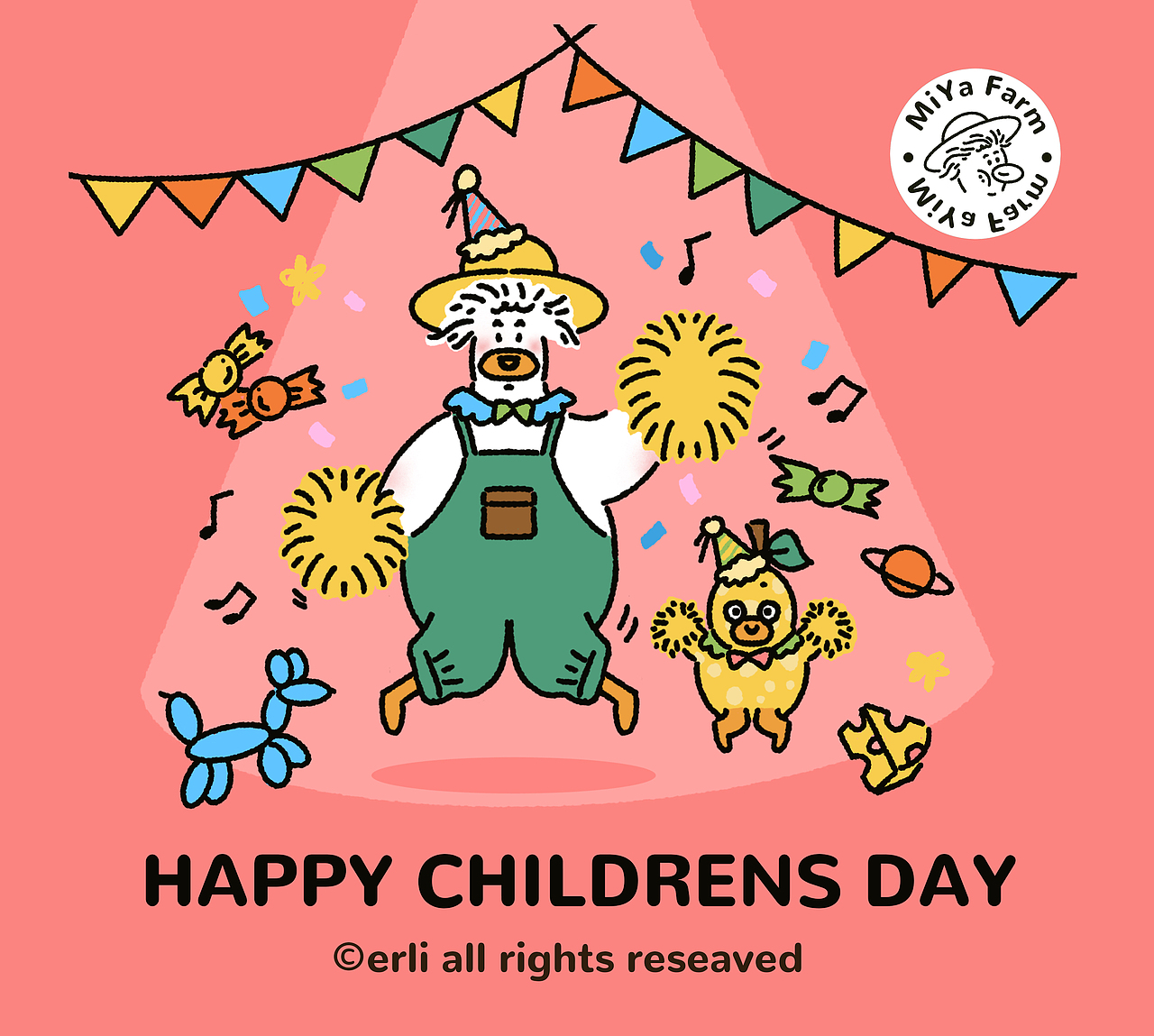 米娅农场 | 手绘地图 |IP设计 | 插画延展 | 文创周边