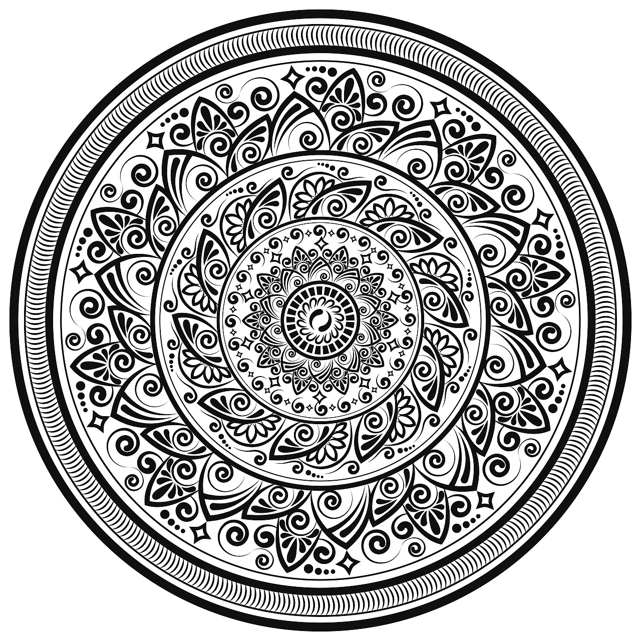 插画包装【曼陀罗花纹】