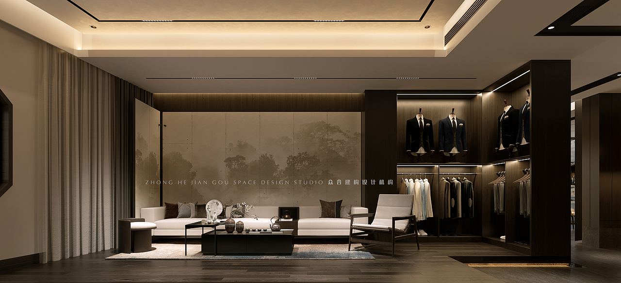 众合建构｜陌槿中餐厅（图ZMzM5OTUyMDU2） - 商业空间设计 - 站酷设计师众合建构设计机构原创素材 - 站酷ZCOOL