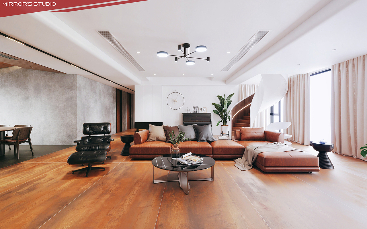 渲染案例.大平层（图ZMzIwNTA3MDAw） - 家装设计 - 站酷设计师镜子的小站原创素材 - 站酷ZCOOL