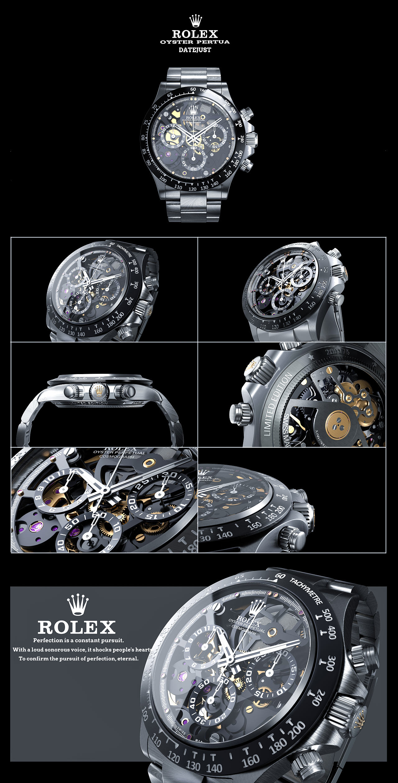 Rolex 劳力士手表（图ZMzQ4MDgyMjgw） - 其他三维 - 站酷设计师Yuino秋原创素材 - 站酷ZCOOL