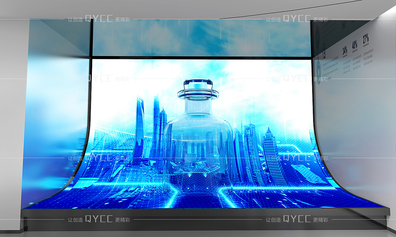 科技展厅企业展厅设计成都展厅设计