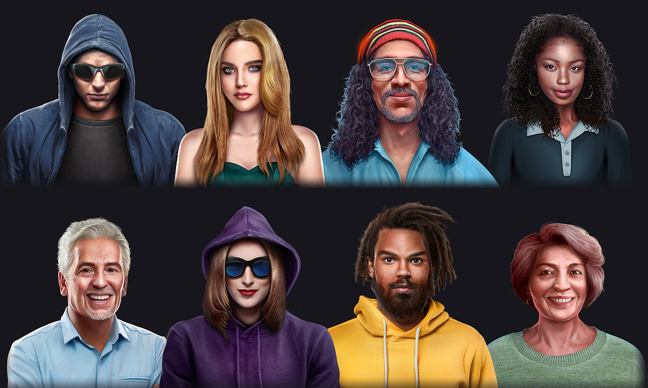 16位玩家胸像设定