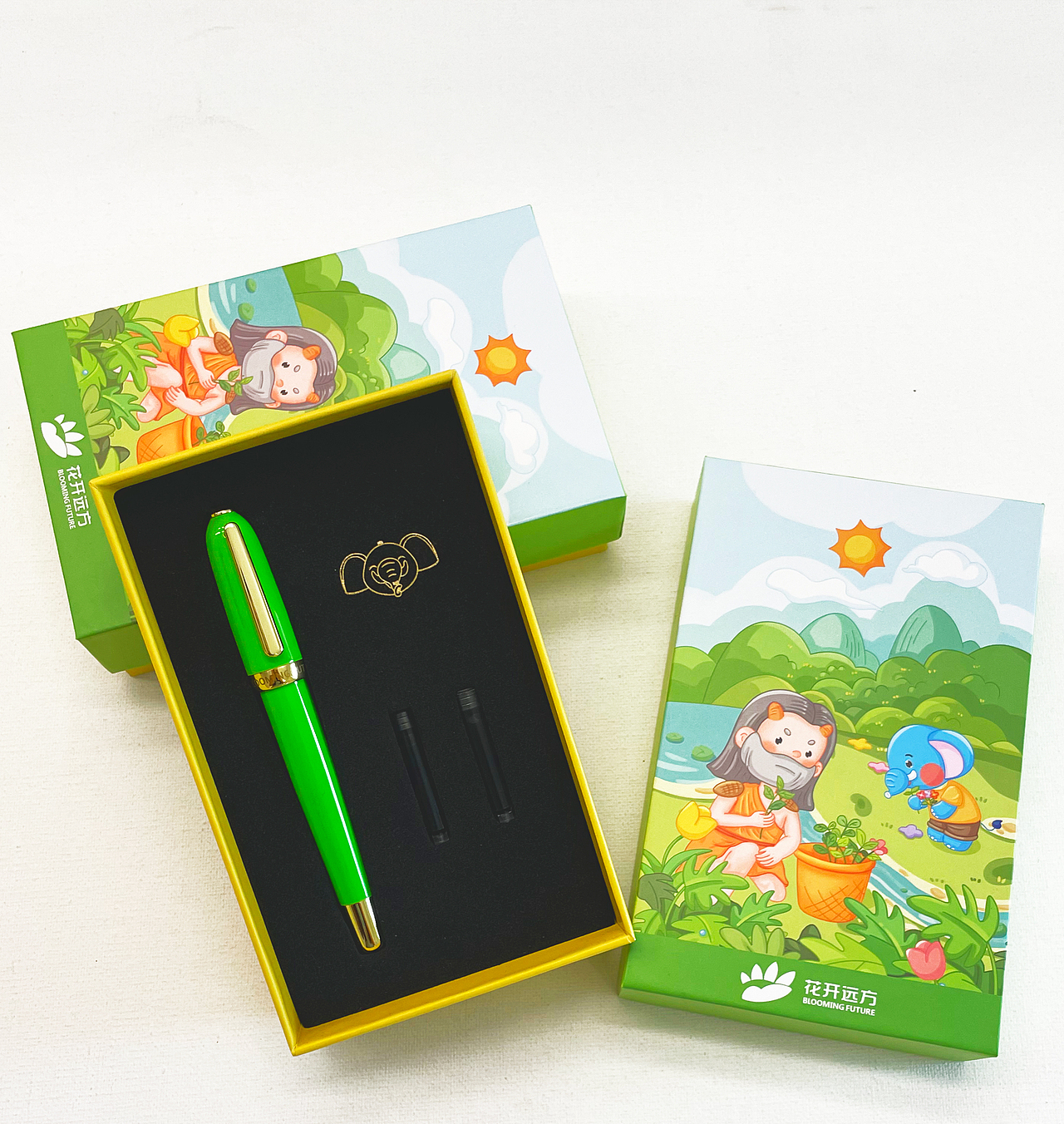 大象无形神农尝百草钢笔（图ZMzU2NTc1MjQw） - 生活用品 - 站酷设计师西北魔女原创素材 - 站酷ZCOOL