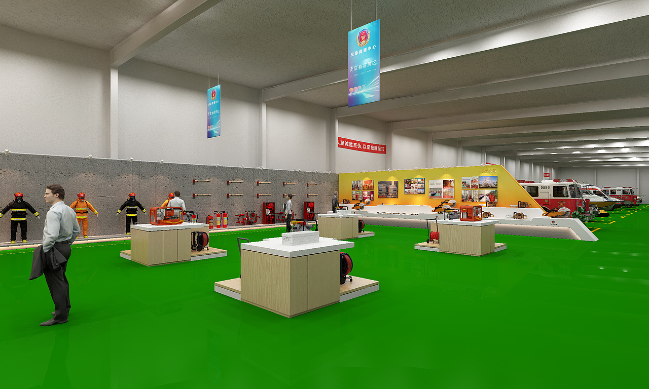 矿山紧急救援中心设备展厅