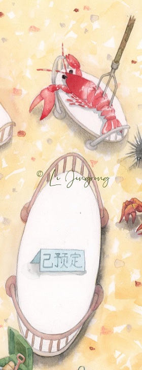 原创海洋环保主题水彩插画《世外逃园》(图ZMzYxMzY4Mjg0) - 创作习作 - 站酷设计师自愈兔原创素材 - 站酷ZCOOL