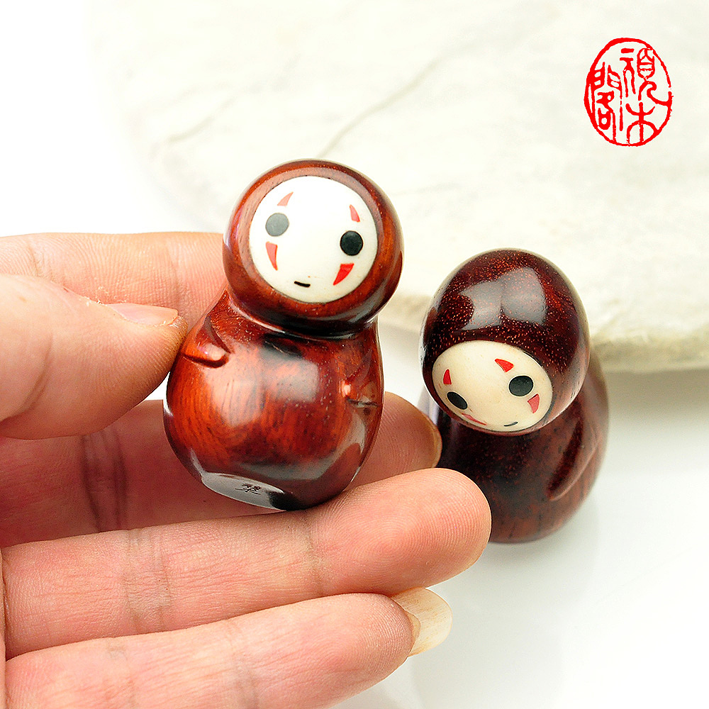 顽木作品《无脸男*千与千寻》（图ZMzQ1MDk4MzQ0） - 工艺品设计 - 站酷设计师顽木阁原创素材 - 站酷ZCOOL