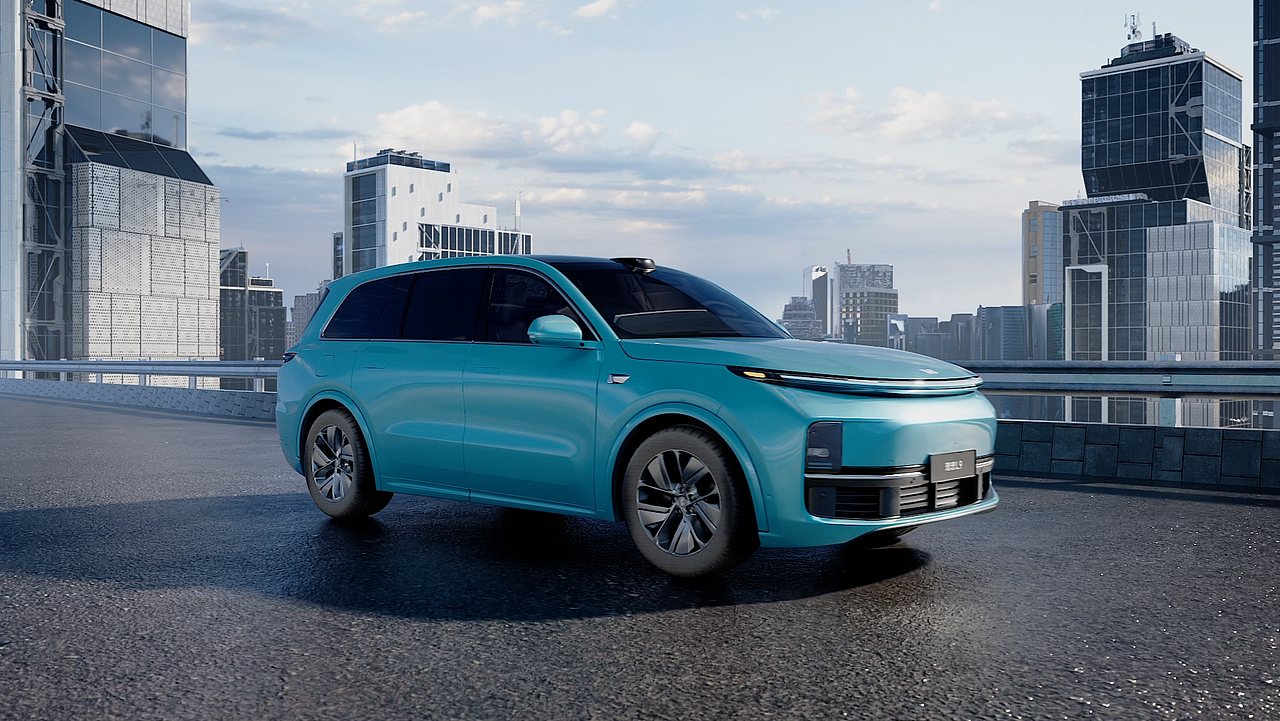 C4D汽车场景渲染