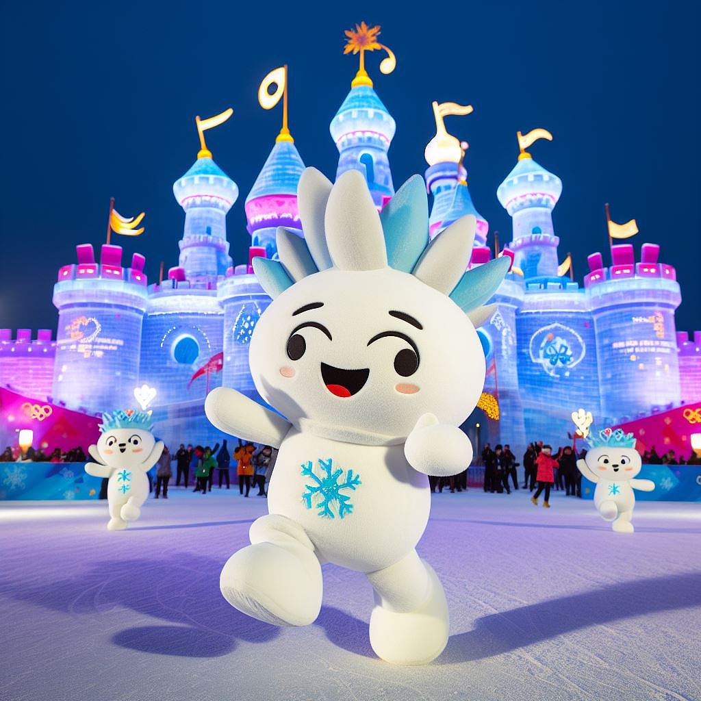 来来一组冰雪系列的AI出图吧