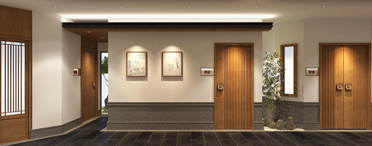 汤包餐厅 原木风