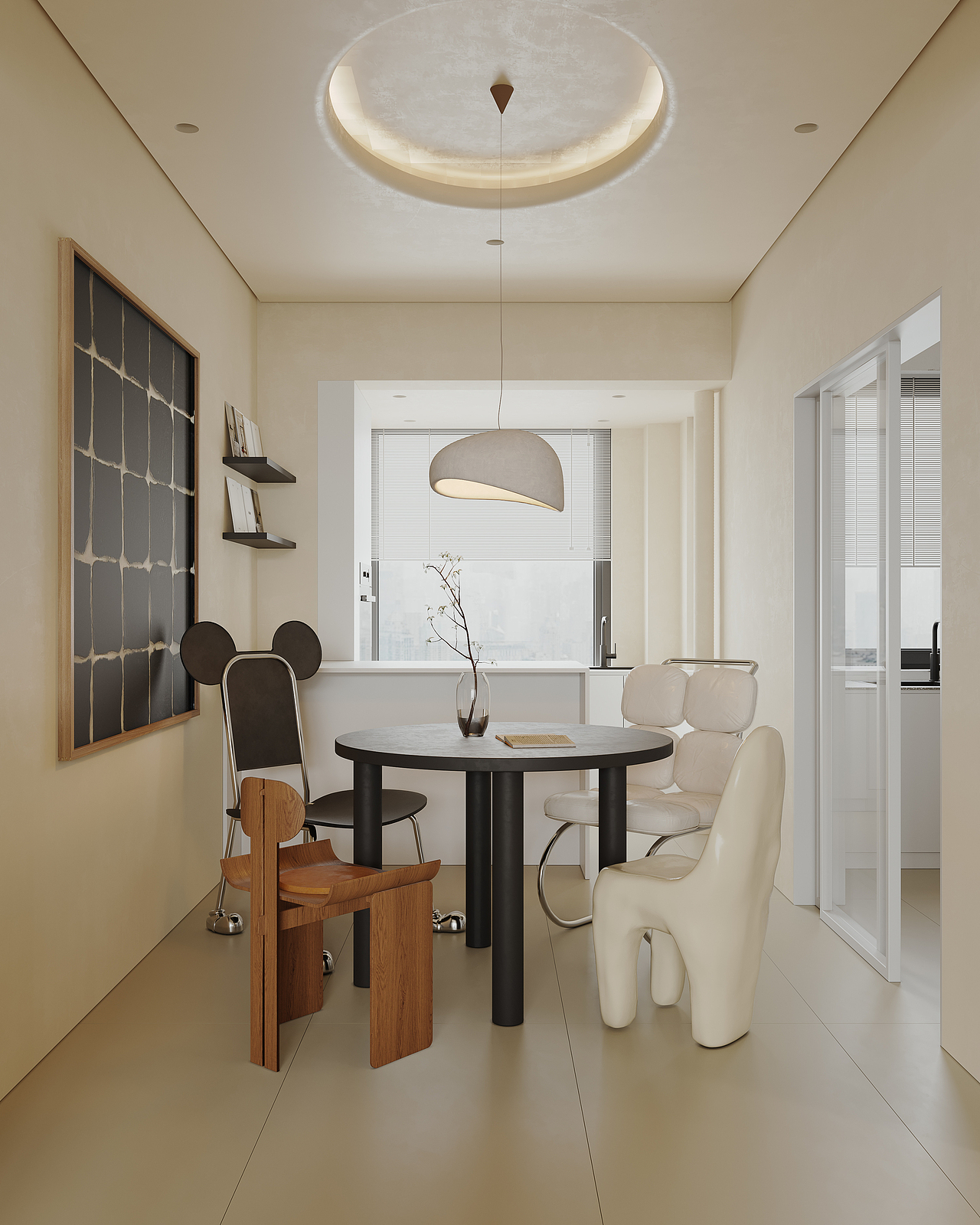 奶油极简小家装