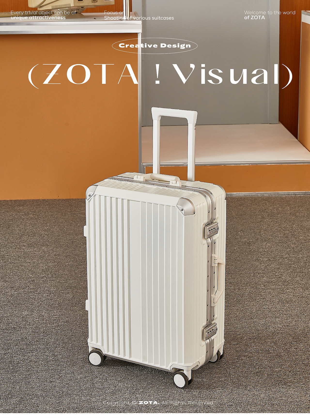 『场景』机场行李传送带-行李箱静物拍摄