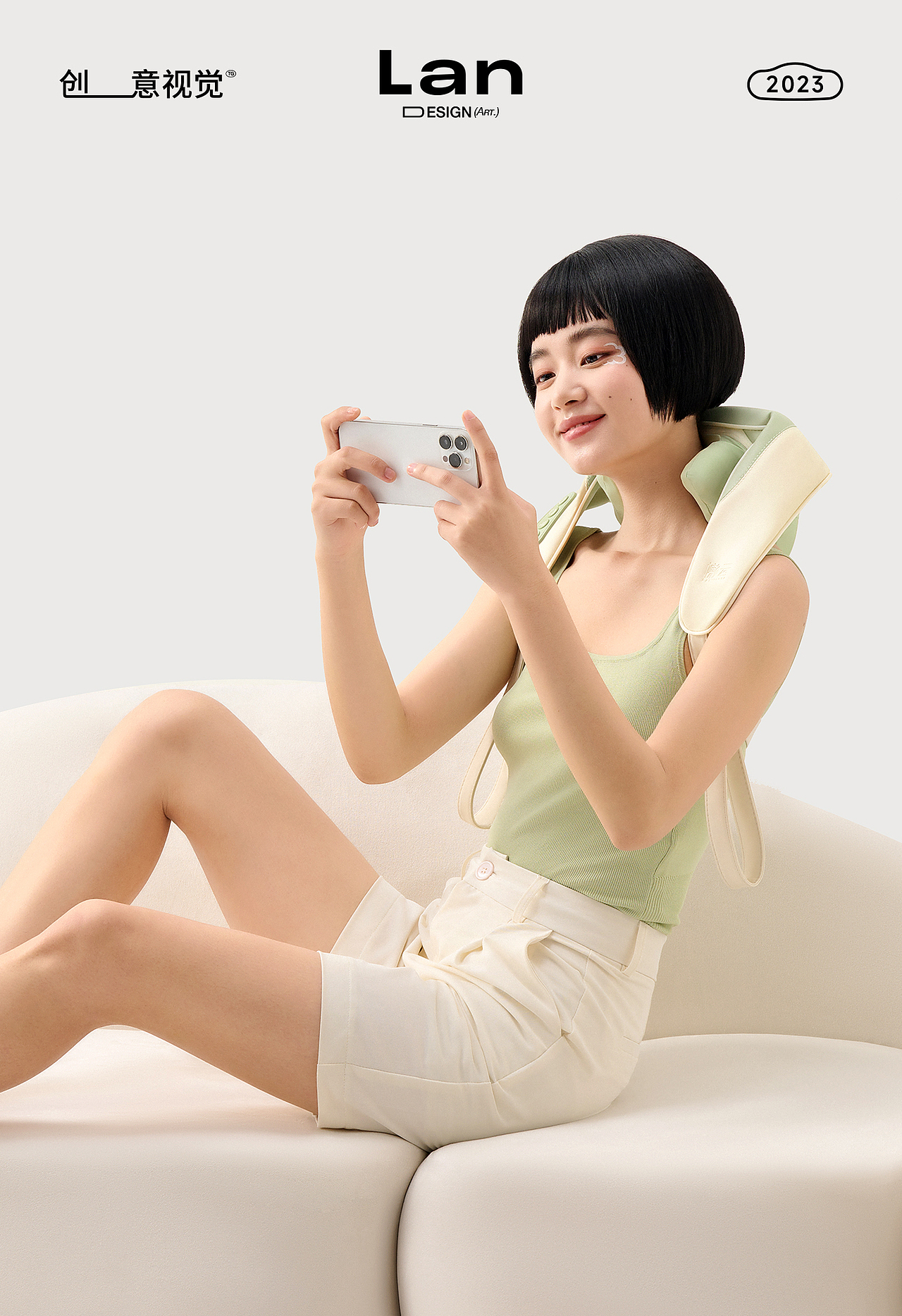 商业产品拍摄｜懒云肩颈按摩仪｜Lan Design Art 2023（图ZMzU4NTQyNTQ4） - 产品摄影 - 站酷设计师LanDesignArt原创素材 - 站酷ZCOOL