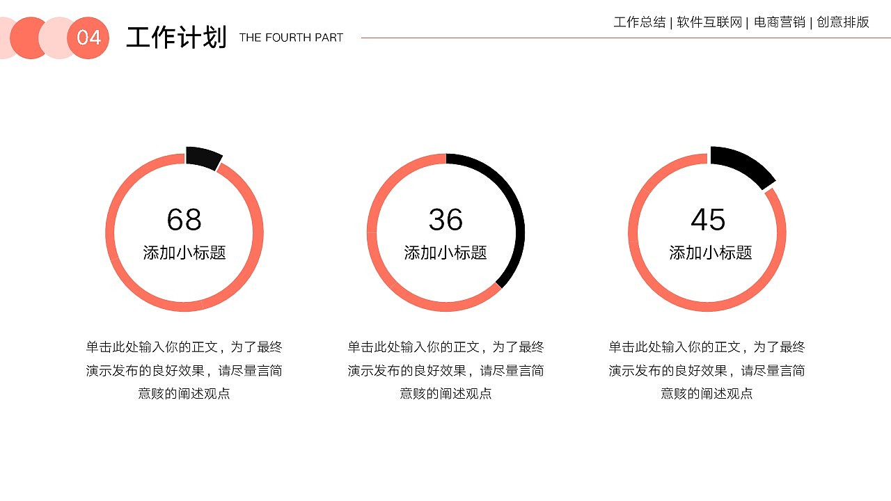 免费PPT模板!电商互联网工作总结PPT!