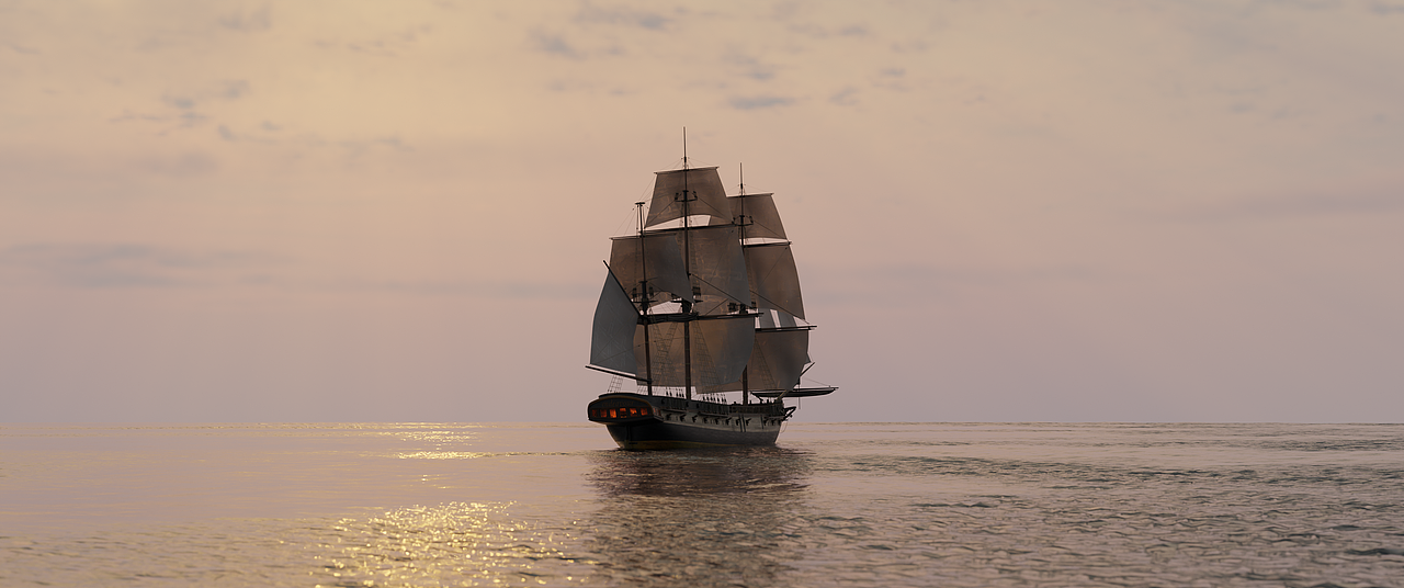 "奋进号"三桅风帆护卫舰