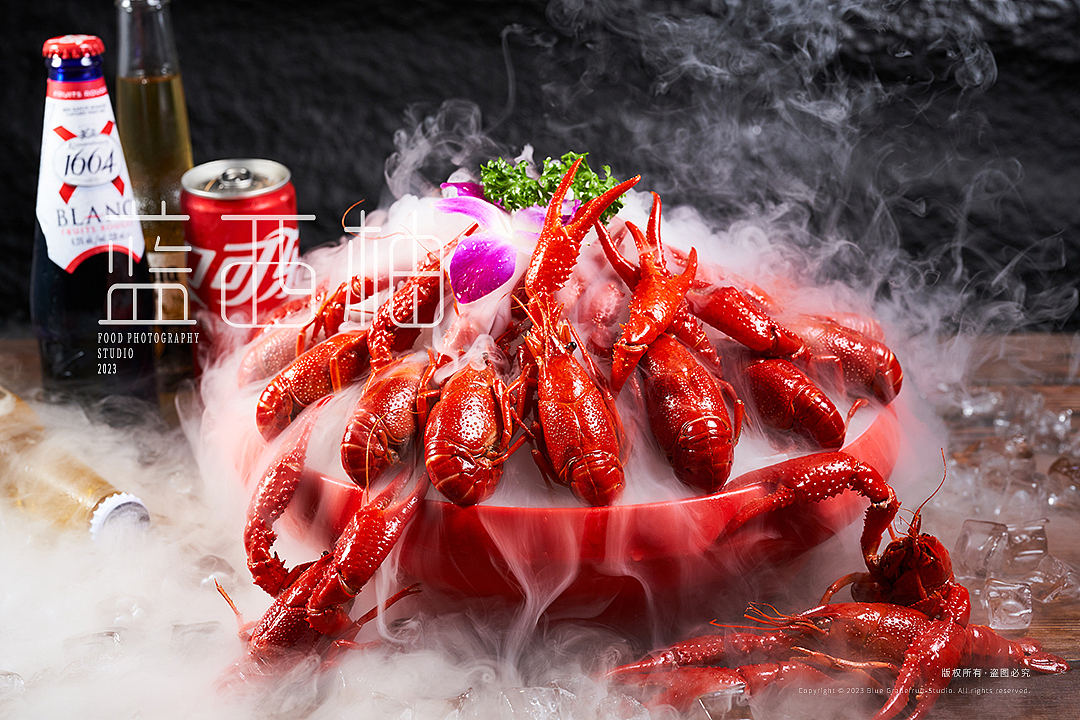 中式餐饮美食摄影 菜单海报拍摄 秋葵 小酥肉 小龙虾（图ZMzQwNzU5NDc2） - 美食摄影 - 站酷设计师蓝西柚美食摄影原创素材 - 站酷ZCOOL