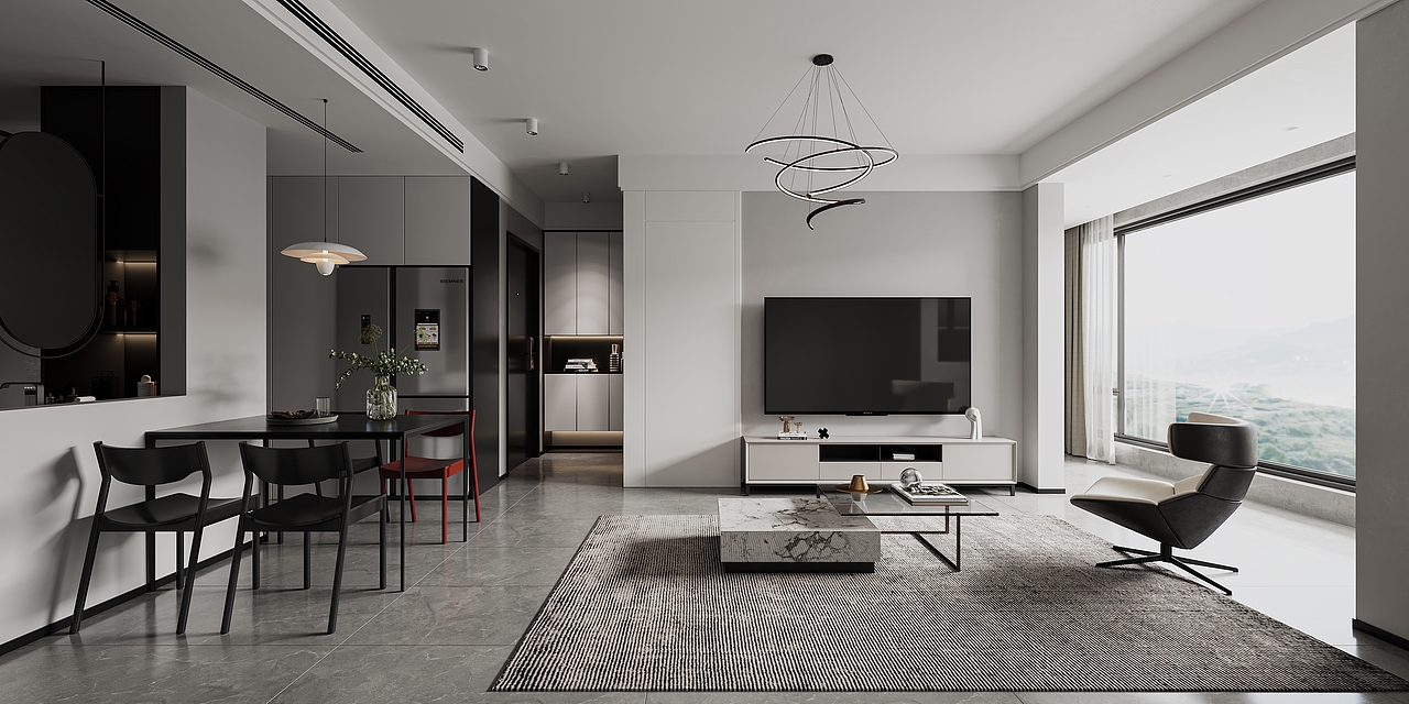 现代-效果图-合肥锦轩设计（图ZMzQ4MDMyNTg4） - 家装设计 - 站酷设计师合肥锦轩设计原创素材 - 站酷ZCOOL