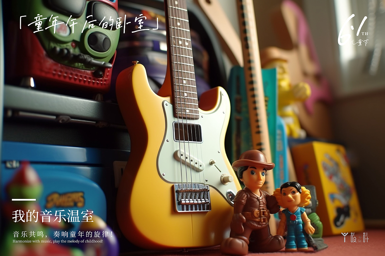 「童年午后的卧室」-人工智能合作出图