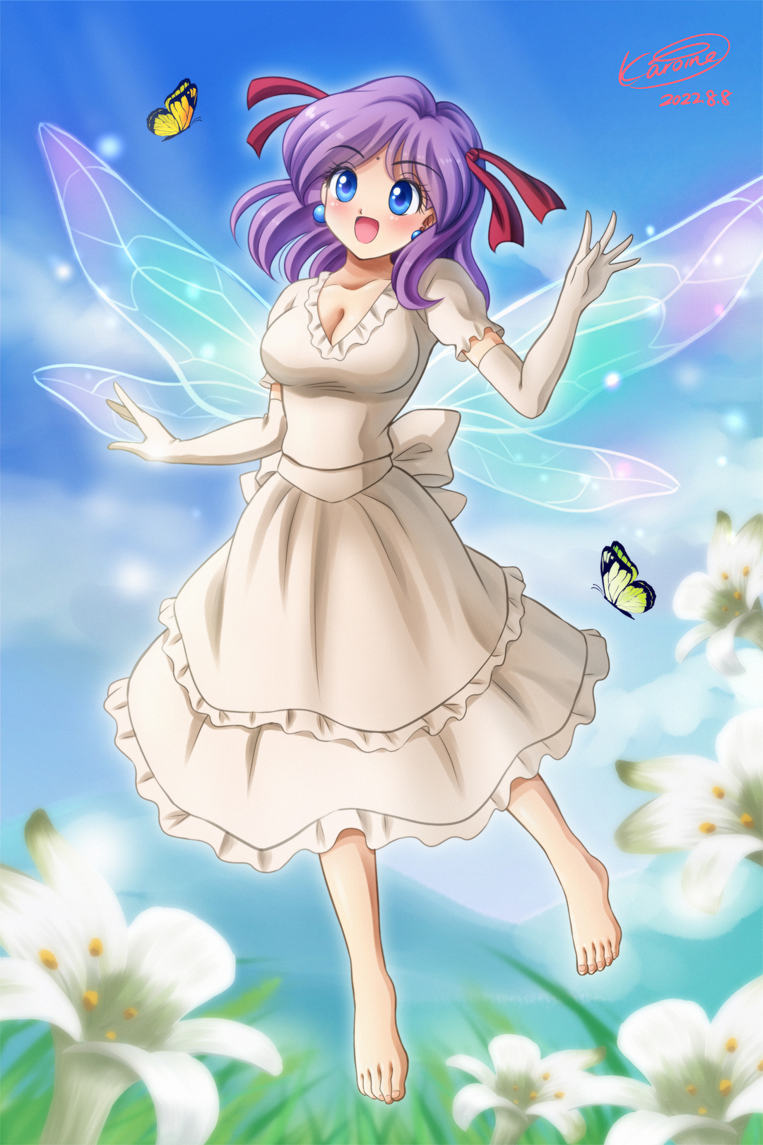 【美少女梦工厂】美乐蒂飞在花丛中