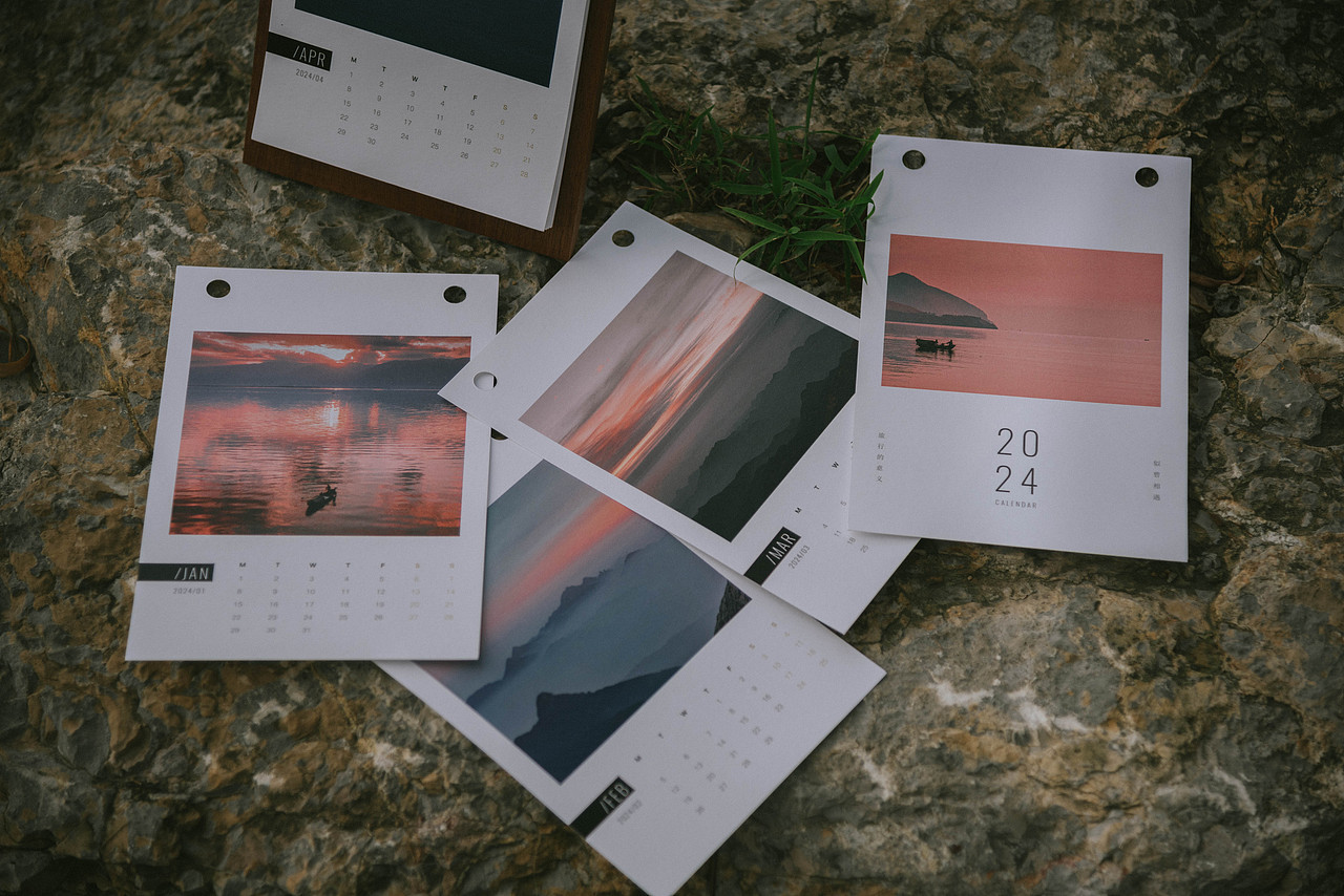 2024工业风复古台历产品摄影