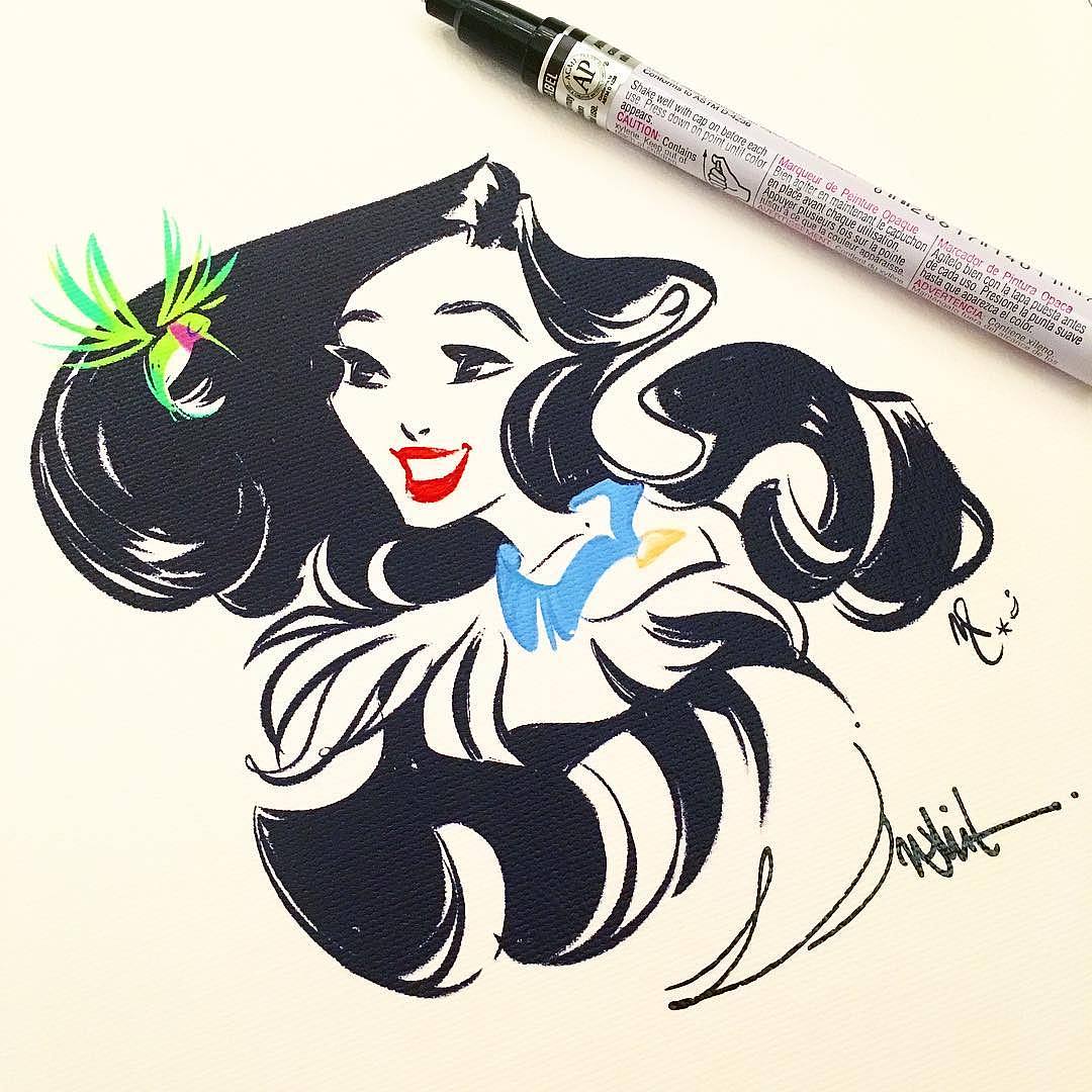 #WOW 迪士尼公主系列|精选插画汇总