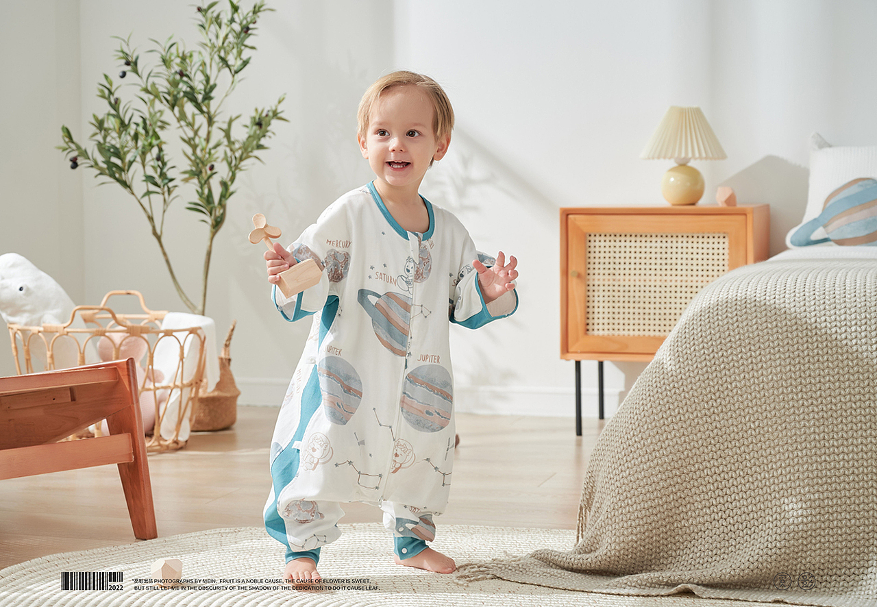 暖暖夏日-夏季婴童睡袋拍摄