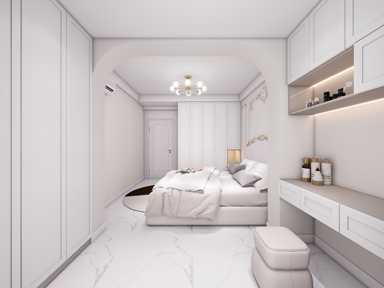 四川成都新鸿路119号院（150平方法式现代复式五居室）