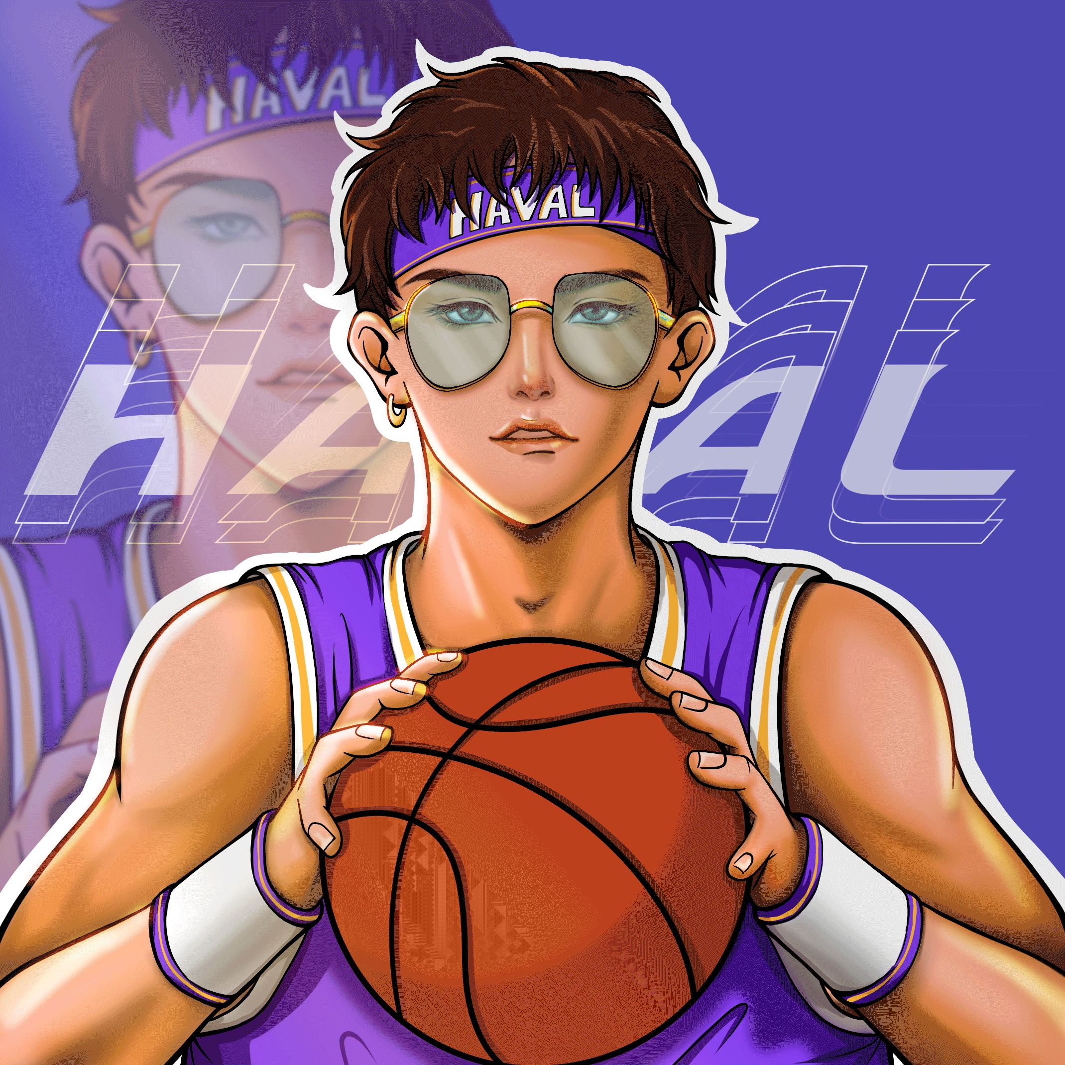 手绘头像过程稿（图ZMzAzMTg1Njcy） - 创作习作 - 站酷设计师FreyaYiu原创素材 - 站酷ZCOOL