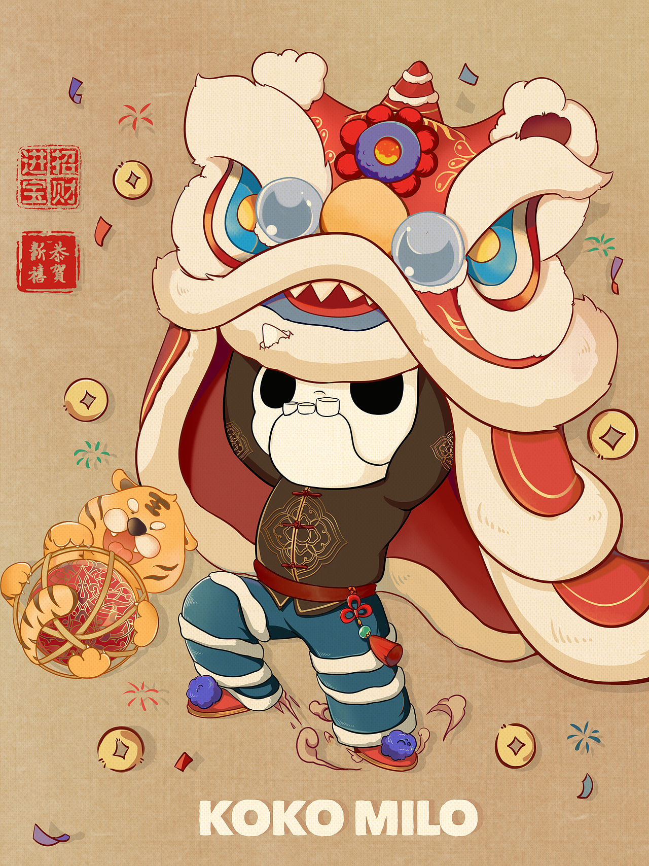 2022年潮玩作品设计，插画集合