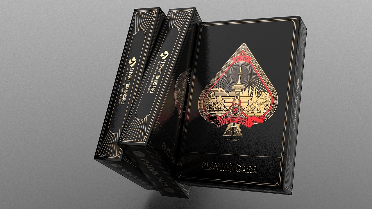 江苏省广播电视总台 文创扑克（图ZMzE3Mzg2NjI4） - 包装 - 站酷设计师王坤Jacky原创素材 - 站酷ZCOOL