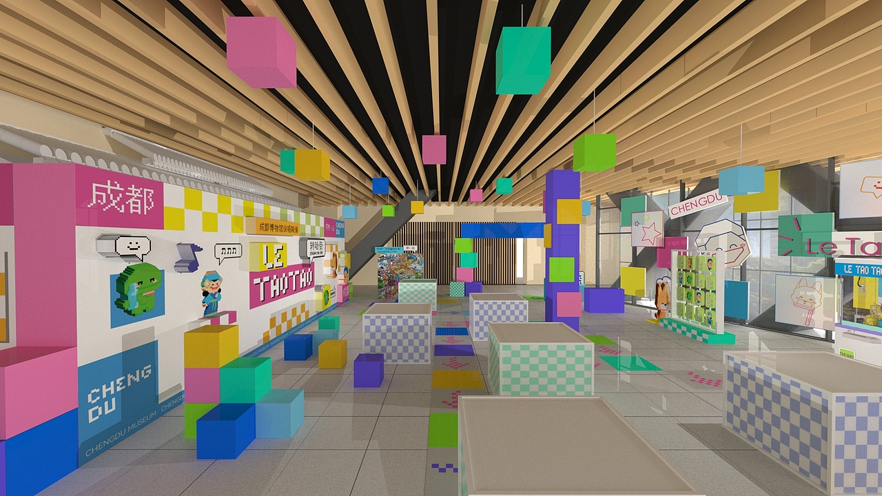 成都博物馆-像素乐园（图ZMzY1NjA2Mjg0） - 场景 - 站酷设计师妖夭灵原创素材 - 站酷ZCOOL