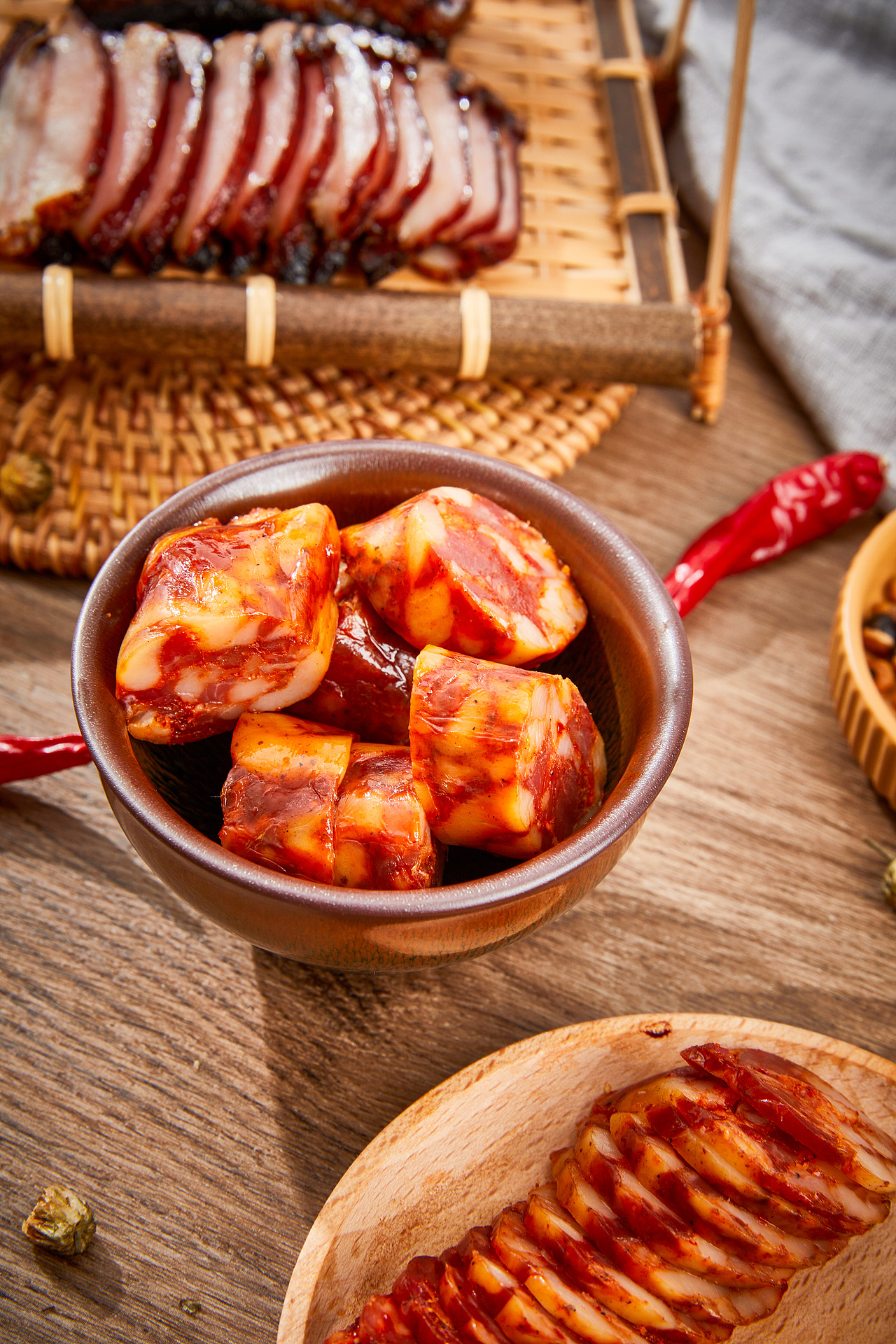 菌菇腊肉拍摄-3