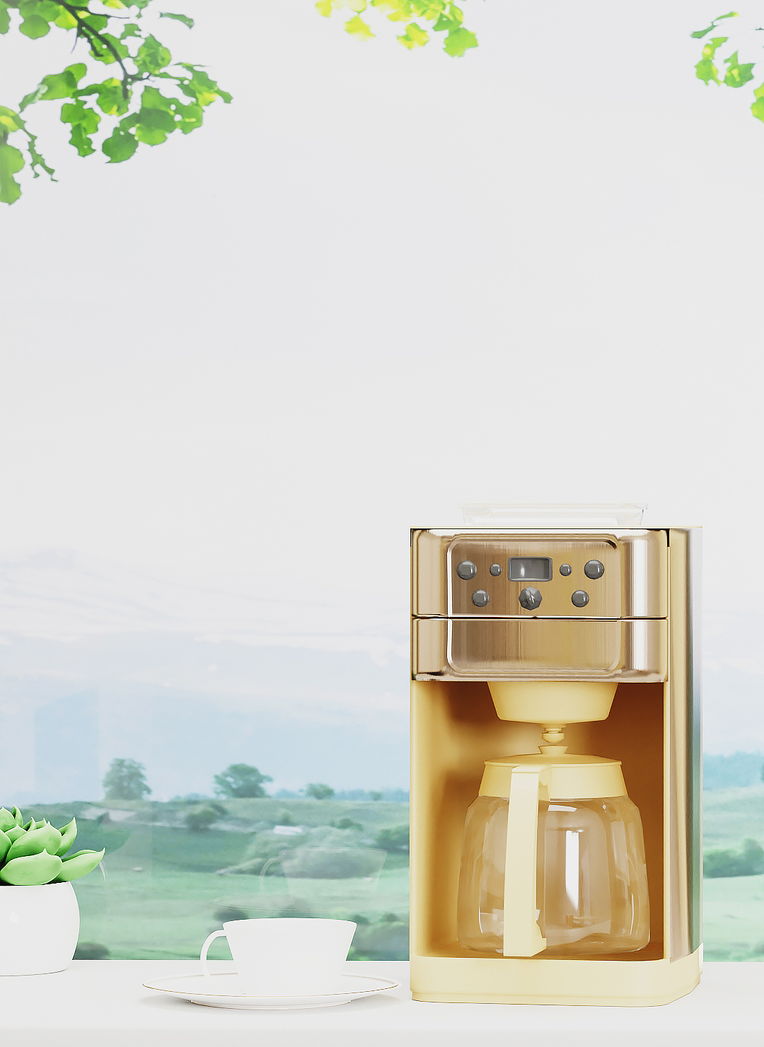 blender-咖啡机渲染