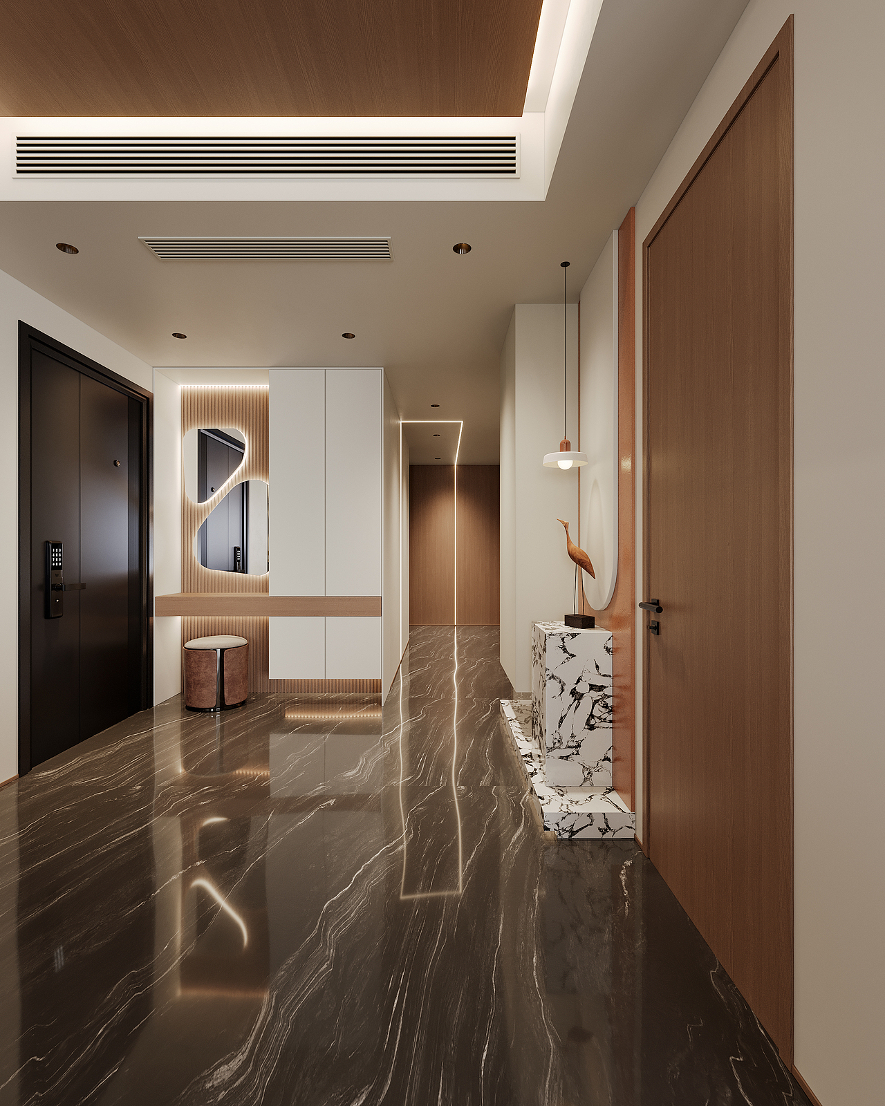 现代客餐厅效果图（图ZMzUxMjUyMDA0） - 家装设计 - 站酷设计师地平线室内效果图原创素材 - 站酷ZCOOL