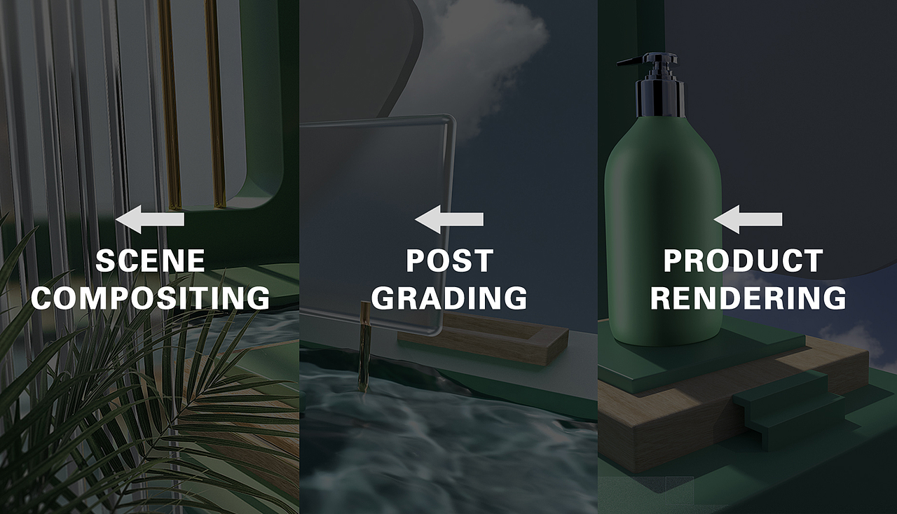 护肤品场景海报