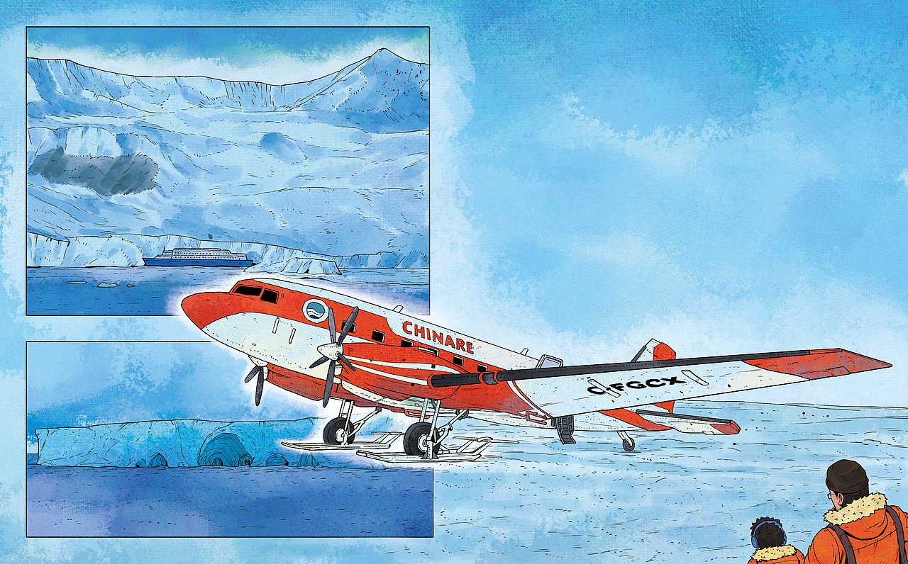 科普绘本《雪龙号，启航！》（图ZMzY3NjA5MzU2） - 绘本 - 站酷设计师BlueGray7原创素材 - 站酷ZCOOL