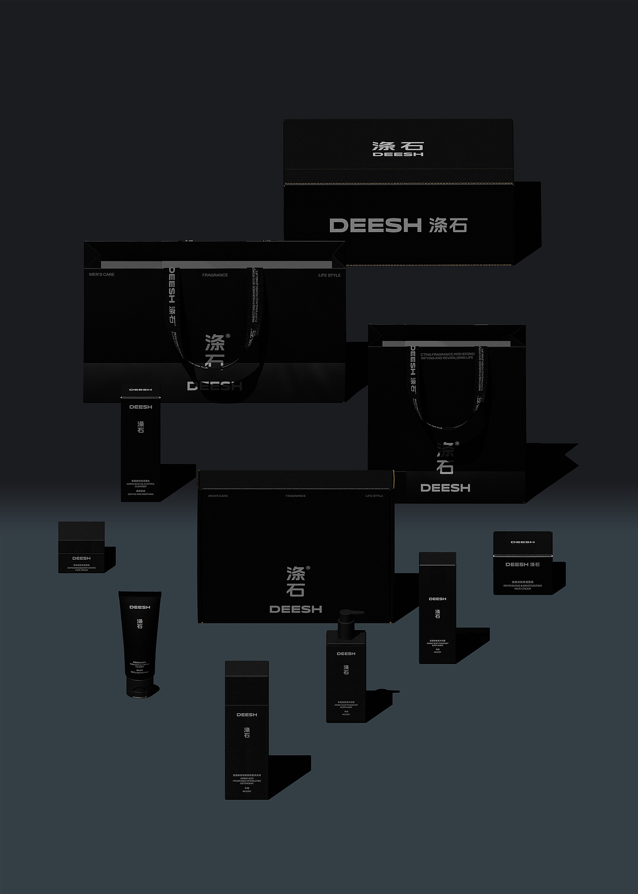 DEESH涤石品牌设计｜男士洗护品牌｜个护美妆品牌（图ZMzY4NjgyMDAw） - 品牌 - 站酷设计师NewDesignLab原创素材 - 站酷ZCOOL